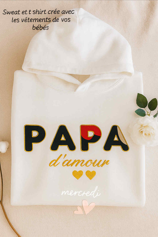 sweat shirt papa d'amour