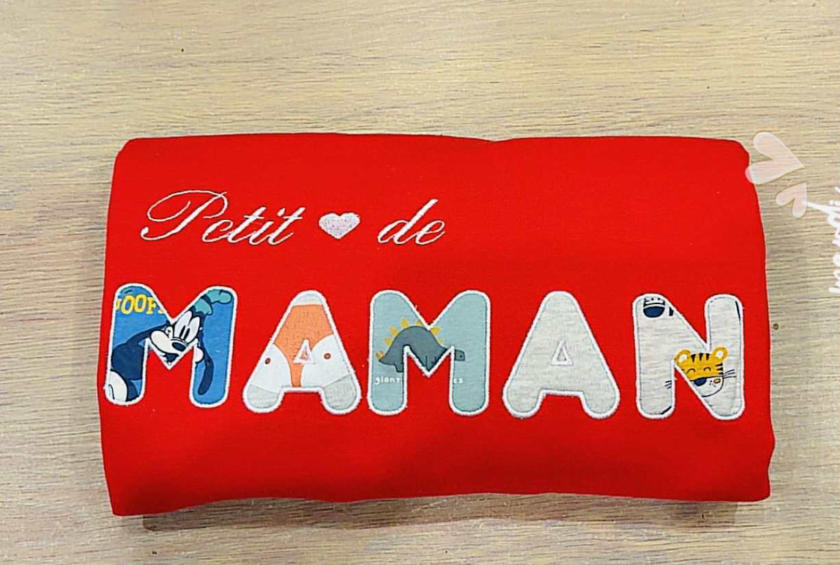 Sweat souvenir petit coeur de maman